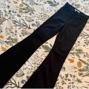 NEW Topshop Jamie Flare Black Jeans